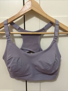 Bravado Lavender Supportive Racerback Nursing/Sports Bra